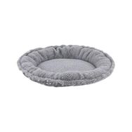 Pet Comfort Sunflower Çift Taraflı Gri Dot Peluş 85 cm Köpek Yatağı