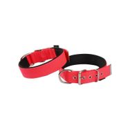 Pet Mamacı Actirex 2 cm x 45 cm Kırmızı Orta Neon Yumuşak Doku Köpek Boyun Tasması