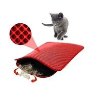 Pet Pretty Kırmızı 50x60 cm Elekli Kedi Tuvaleti Paspası