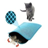 Pet Pretty Turkuaz 50x60 cm Elekli Kedi Tuvaleti Paspası