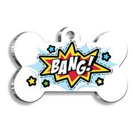 Pet Tag Art Bang Kemik Şekilli Köpek Künyesi