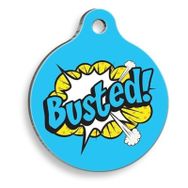 Pet Tag Art Busted Yuvarlak Köpek Künyesi