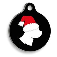 Pet Tag Art Christmas Serisi Yorkie Suliet Yuvarlak Köpek Künyesi