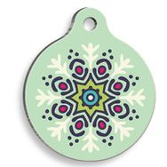 Pet Tag Art Mandala Yuvarlak Medium 3 cm Kedi Ve Köpek Künyesi