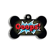 Pet Tag Art Ooops Kemik Şekilli Köpek Künyesi