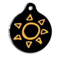 Pet Tag Art Qr Smart ID Güneş Kedi Köpek Künyesi