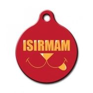 Pet Tag Art Qr Smart ID Isırmam Desenli Kedi Köpek Künyesi