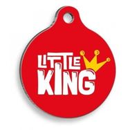 Pet Tag Art Qr Smart ID Küçük Kral Kedi ve Köpek Künyesi