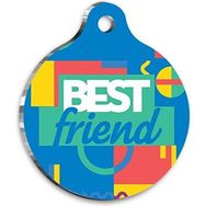 Pet Tag Art Qr Smart ID Mavi Best Friend Kedi Köpek Künyesi