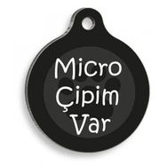 Pet Tag Art Qr Smart ID Mikro Çipim Var Kedi ve Köpek Künyesi