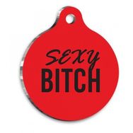 Pet Tag Art Qr Smart ID Sexy Bıtch Kedi Köpek Künyesi