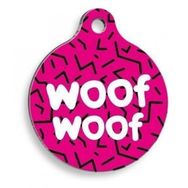 Pet Tag Art Qr Smart ID Woof Woof Kedi ve Köpek Künyesi