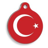 Pet Tag Art Türkiye Yuvarlak Köpek Künyesi
