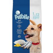Petbite Yavru Köpek Balık Etli 15 kg Kuru Köpek Mama