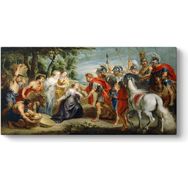 Peter Paul Rubens - The Meeting Of David Tablosu