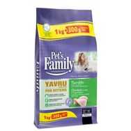 Pets Familiy Tavuk 1000+300 gr Yavru Kedi Maması