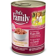 Pet's Family Kuzu Etli 400 gr Kedi Konservesi
