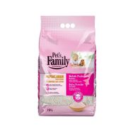 Pets Family Topaklanan Bebek Pudrası Kokulu Doğal Bentonit İnce Taneli 10 lt Kedi Kumu