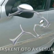 Peugeot 206 1998 Üzeri Krom 2 Parça Ayna Kapağı