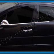 Peugeot 207 4 Parça Krom Cam Çıtası