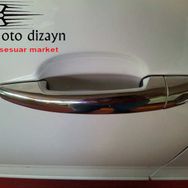 Peugeot 3008 İçin 2010 2016 4 Kapı Krom Kapı Kolu