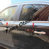 Peugeot 301 P.Çelik 2012 Üzeri 6 Parça Krom Cam Çıtası