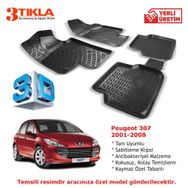 Peugeot 307 2001-2008 Seti 3D Havuzlu Paspas
