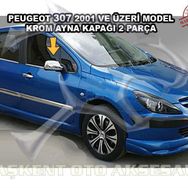 Peugeot 307 2001 Üzeri Krom 2 Parça Ayna Kapağı
