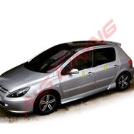 Peugeot 307 Tk 2001 Üzeri Paslanmaz Çelik 4 Parça Krom Cam Çıtası