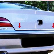 Peugeot 406 Paslanmaz Çelik 1995-2005 Krom Bagaj Alt Çıtası