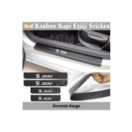 Peugeot 806 4 Adet Karbon Kapı Eşiği Sticker