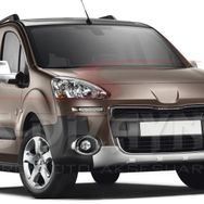 Peugeot Partner Tepee Abs 2008-2011 2 Prç Krom Ayna Kapağı