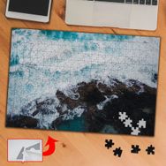 PF183 Köpüklü Dalgalı Deniz 240 Parça Puzzle Yapboz Tablo