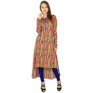 Phagun Etnik Kurti Hintli Tasarımcı Bollywood Kurta Çok Renkli Kadın Tunik Elbise