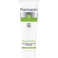 Pharmaceris Sebo Moistatic Spf30 Moisturizing Soothing Face Cream 50 ml Akne Eğilimindeki Ciltler İçin Güneş Kremi