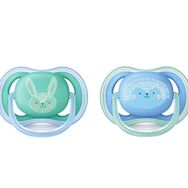 Philips Avent 6-18 Ay 2'li Erkek Bebek Renkli Ultra Air Emzik