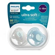 Philips Avent 6-18 Ay 2'li Erkek Ultra Soft Silikon Emzik