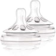 Philips Avent Natural Silikon 2'li 3+ Ay 3 Delikli Biberon Emziği
