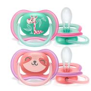 Philips Avent SCF349/12 Ultra Air 2'li 18 Ay Silikon Kız Emzik