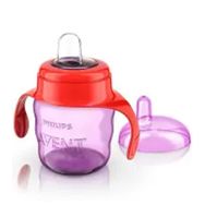 Philips Avent SCF551-03 6 Ay+ 200 ml Lila-Kırmızı Kız Çocuk Eğitici Damlatmaz Bardak