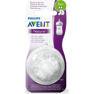 Philips Avent Scf65-27 Natural Yavaş Akış 1 Ay+ 2'li Biberon Emziği