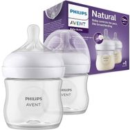 Philips Avent SYC900/02 125 ml 0+ Ay 2 Adet Natural Response PP Biberon Seti