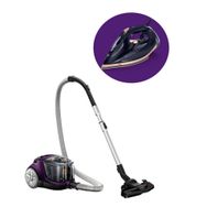 Philips Azur GC4909-60 3000W Buharlı Ütü ve Powerpro FC9323/07 Compact Süpürge Seti
