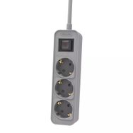 Philips CHP2134G/62 3'lü 1.5 m Gri Çocuk Korumalı Priz