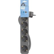 Philips CHP2164GB/62 6'lı 3 m Gri Çocuk Korumalı Priz