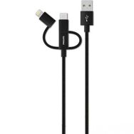 Philips DLC2508B Lightning Deri Şarj ve Data Kablosu