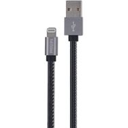 Philips DLC2508B Siyah 1.2 m Deri MFI Lisanslı Lightning Kablo