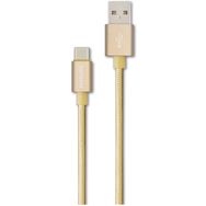 Philips DLC2528G Altın 1.2 m Örme Type-C Kablo