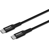 Philips DLC5206C/00 USB-C 2 mt Siyah Şarj Kablosu