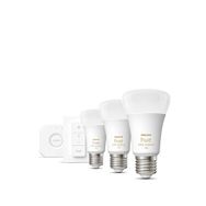 Philips E27 Hue 8-75 Watt Beyaz Ambiyans 3'lü Kumandalı Bluetooth Özellikli Akıllı Başlangıç Seti